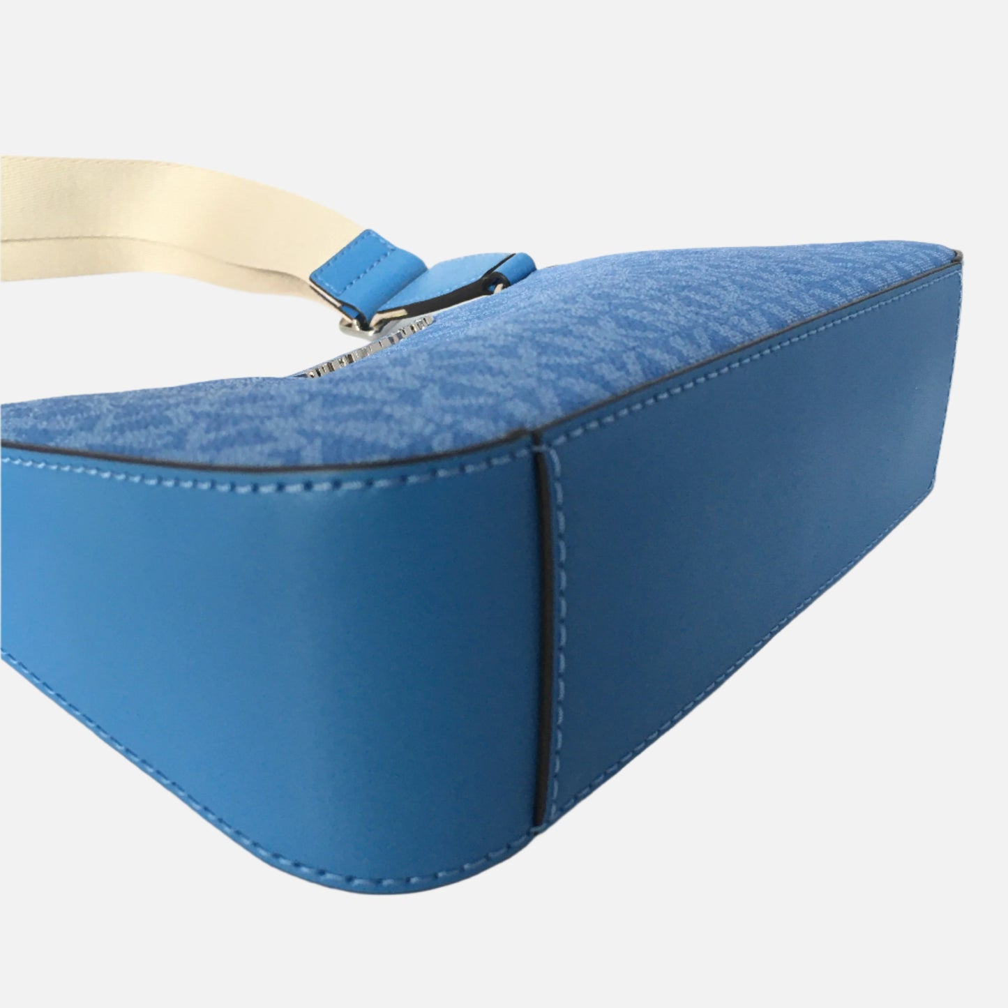 Botton view Michael Kors MK Handbag. Jet Set Signature Crossbody Bag.