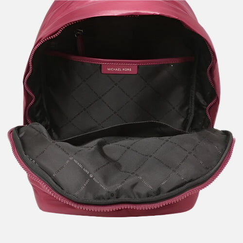 Michael Kors Backpack Rae Berry. Black Polyester Logo Lining. Inside Slip Pockets and Zip Pocket. 